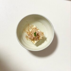 レンジでまったり湯豆腐(#^^#)